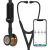 Stetoscop Littmann Electronic CORE DIGITAL 8863 negru capsula cupru finisaj oglinda